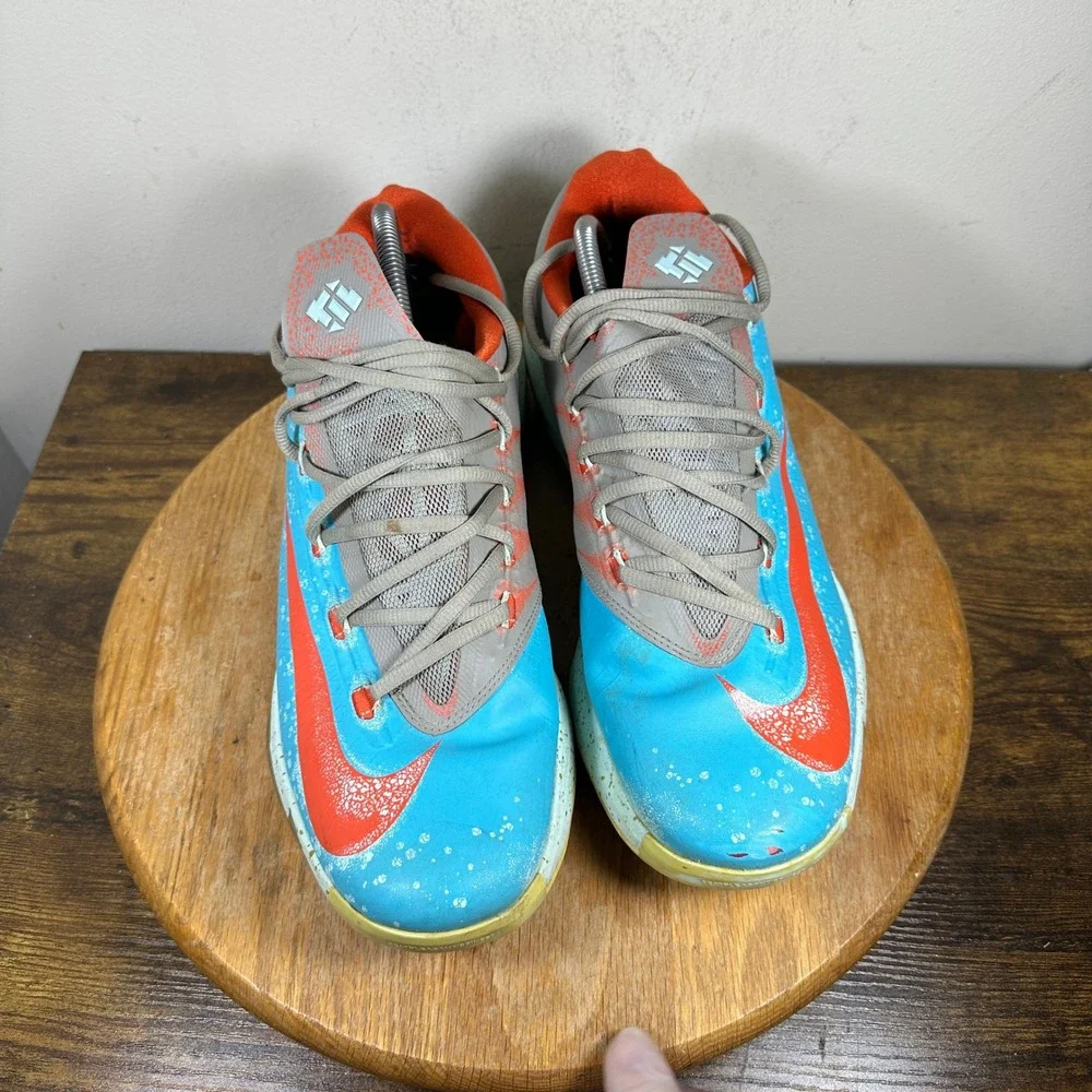 Nike KD VI 6 Meteorology Kevin Durant Basketball Shoes Orange 599424-400